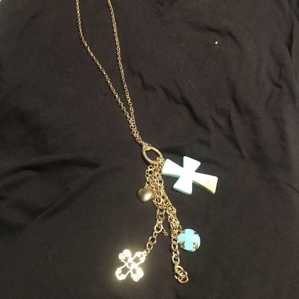 Beautiful long cross necklace