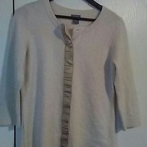 Ann Taylor cashmere and satin