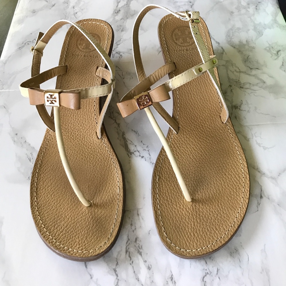 TORY BURCH KAILEY WEDGE THONG SANDAL