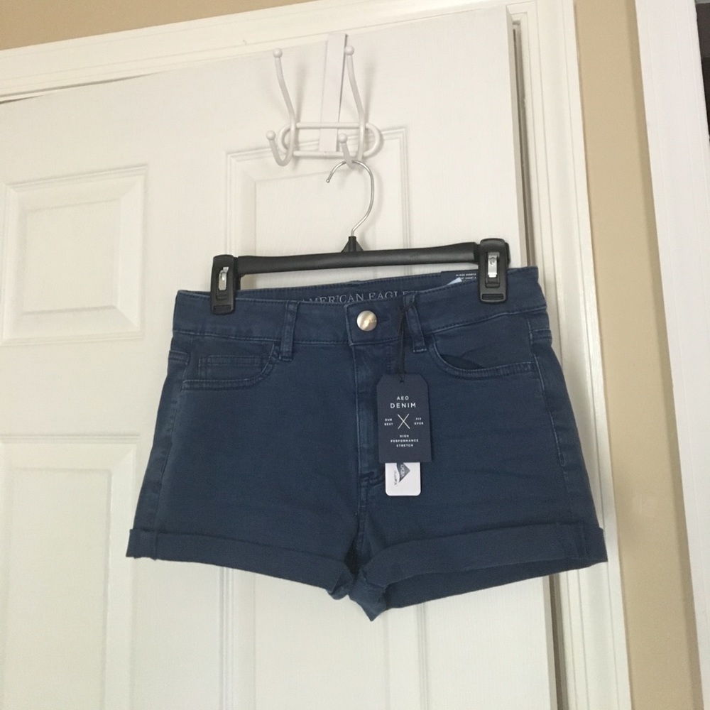 AEO denim shorts