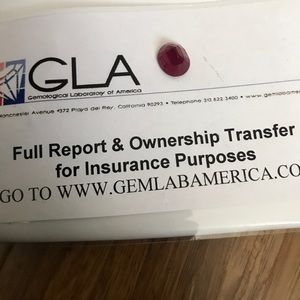 Unheated brand new loose Ruby