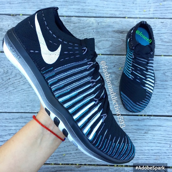 Nike free transform flyknit women's black sneakers - Picture 5 of 5