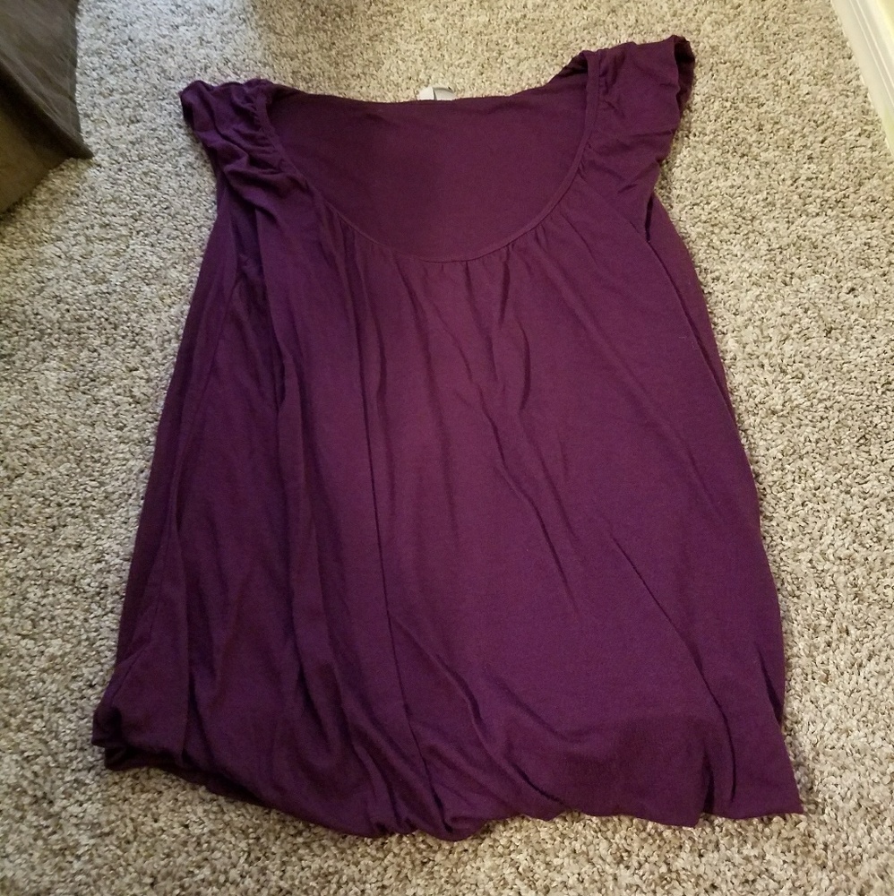 Purple Bubble Tank Top