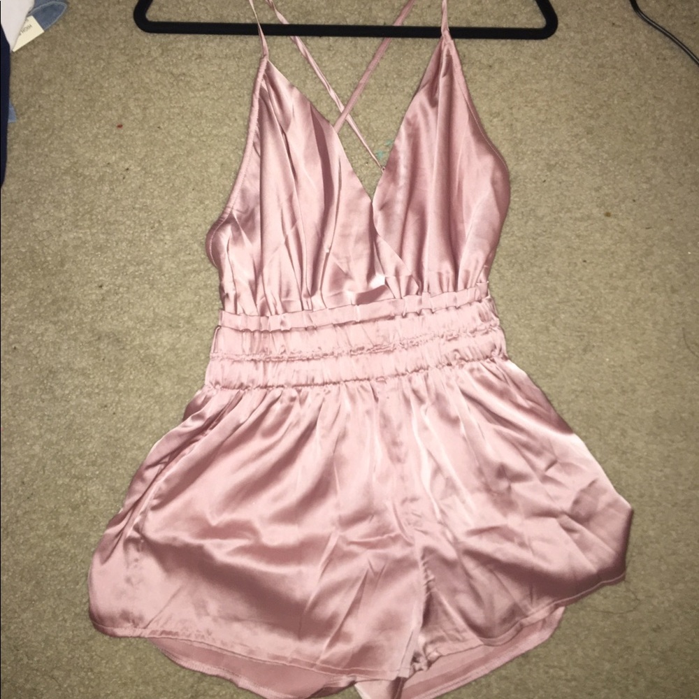 Pink romper