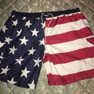 American Flag Swimming trunks