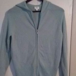 Baby blue cardigan hoodie