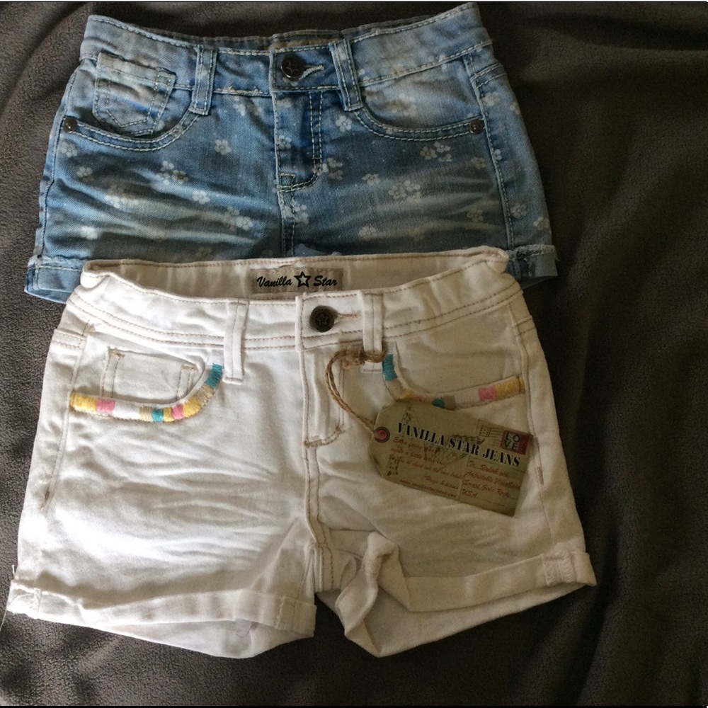 Bundle of Vanilla Star girls shorts - size 7