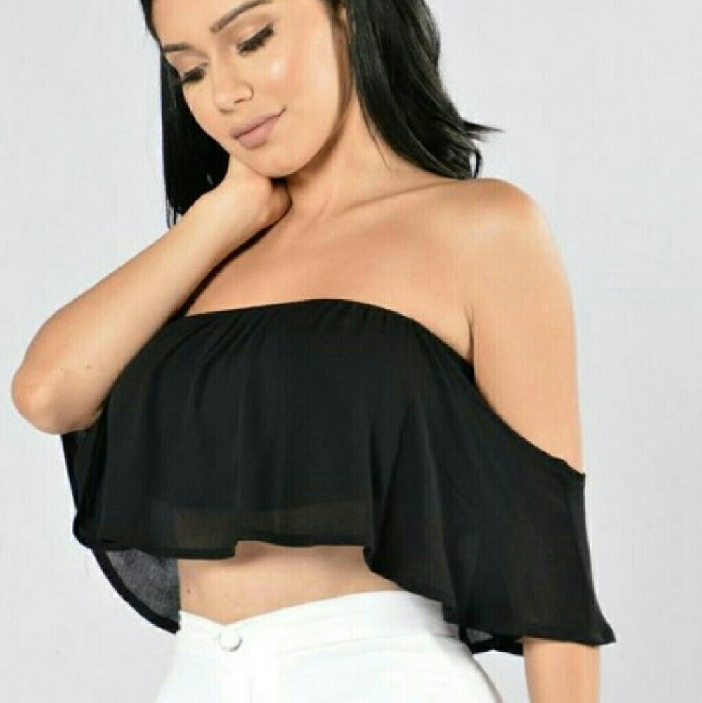 Off The Shoulder Crop Top