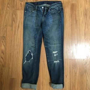SOLD Vigoss Distressed Tomboy Jeans