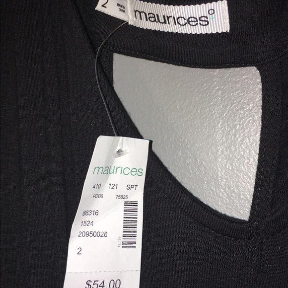 Black dress with colorful bottom - Picture 3 of 4