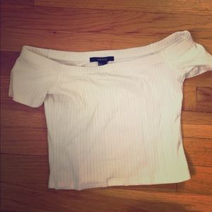 Forever21 off the shoulder crop top