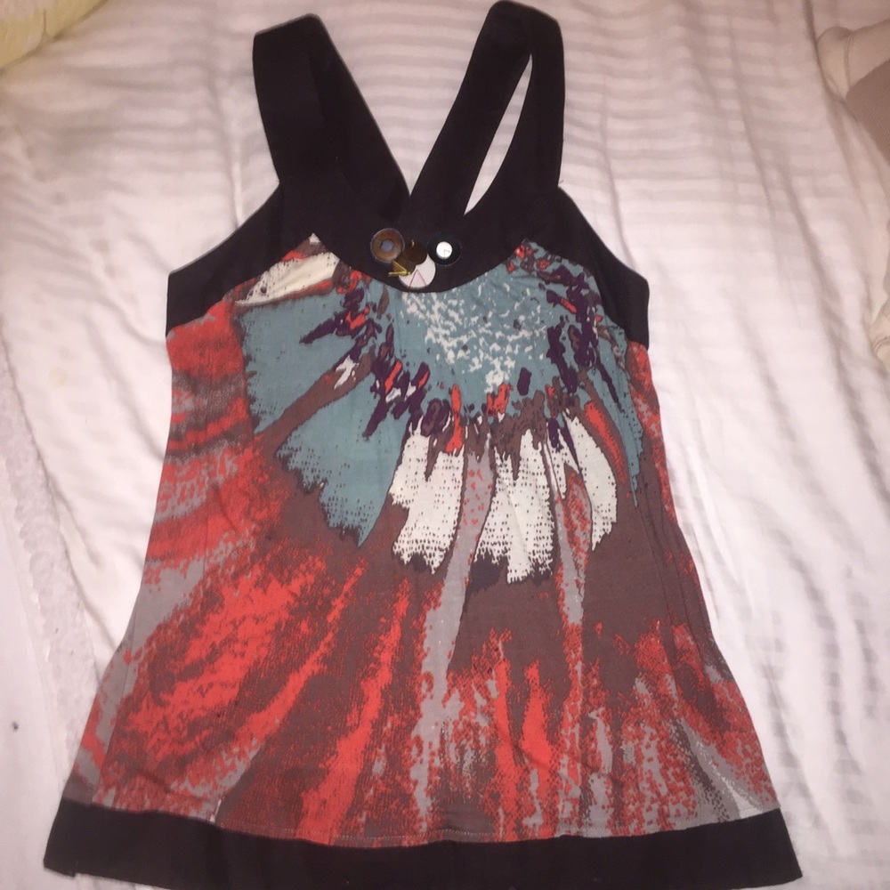 Anthropologie patterned top
