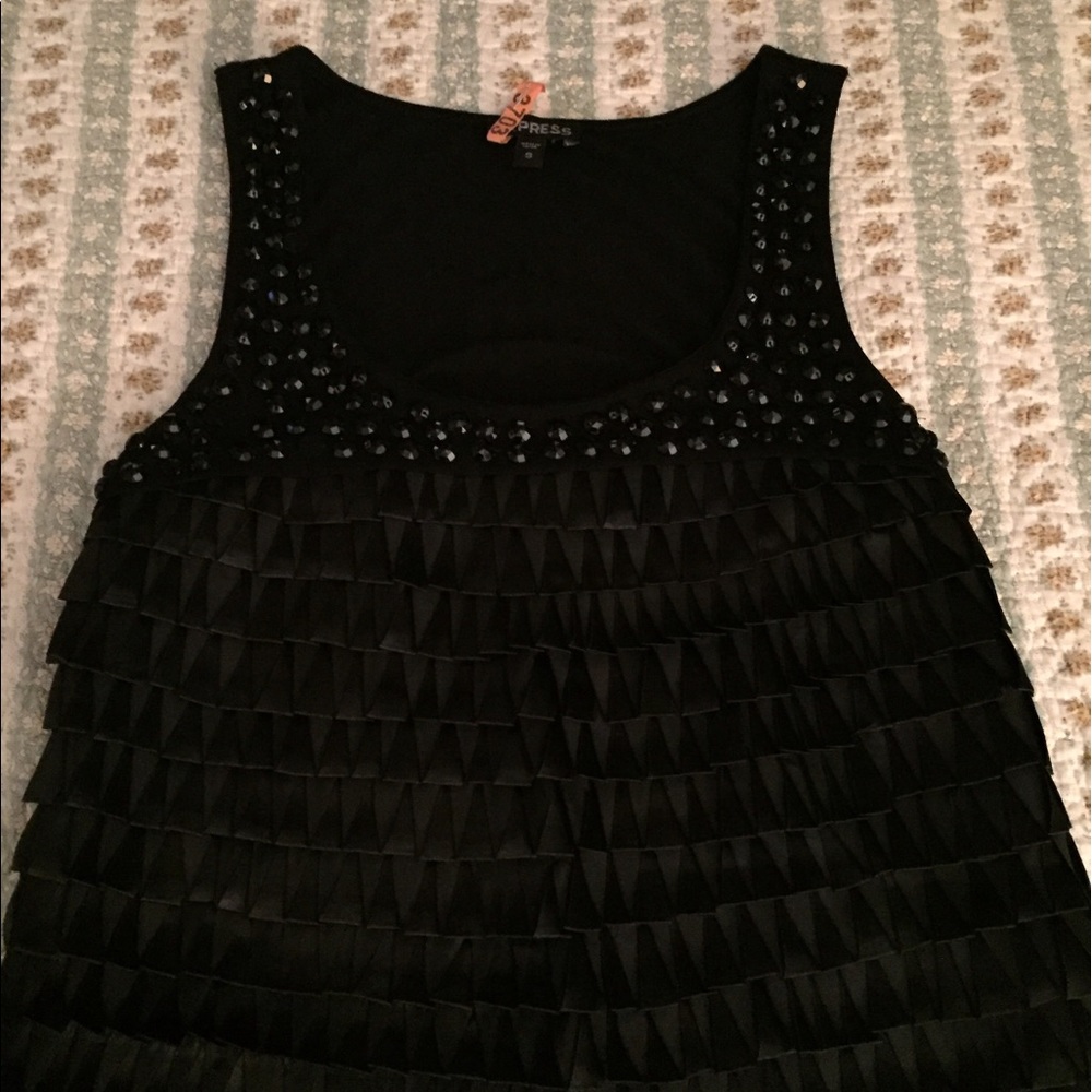 Ribbon mini dress