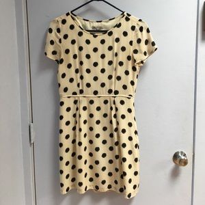 Madewell polka dot broadway & broom dress 0