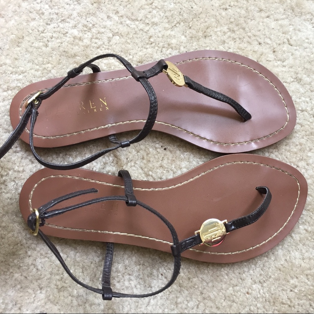 Ralph Lauren Brown Sandals