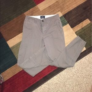 AE relaxed straight grey pants