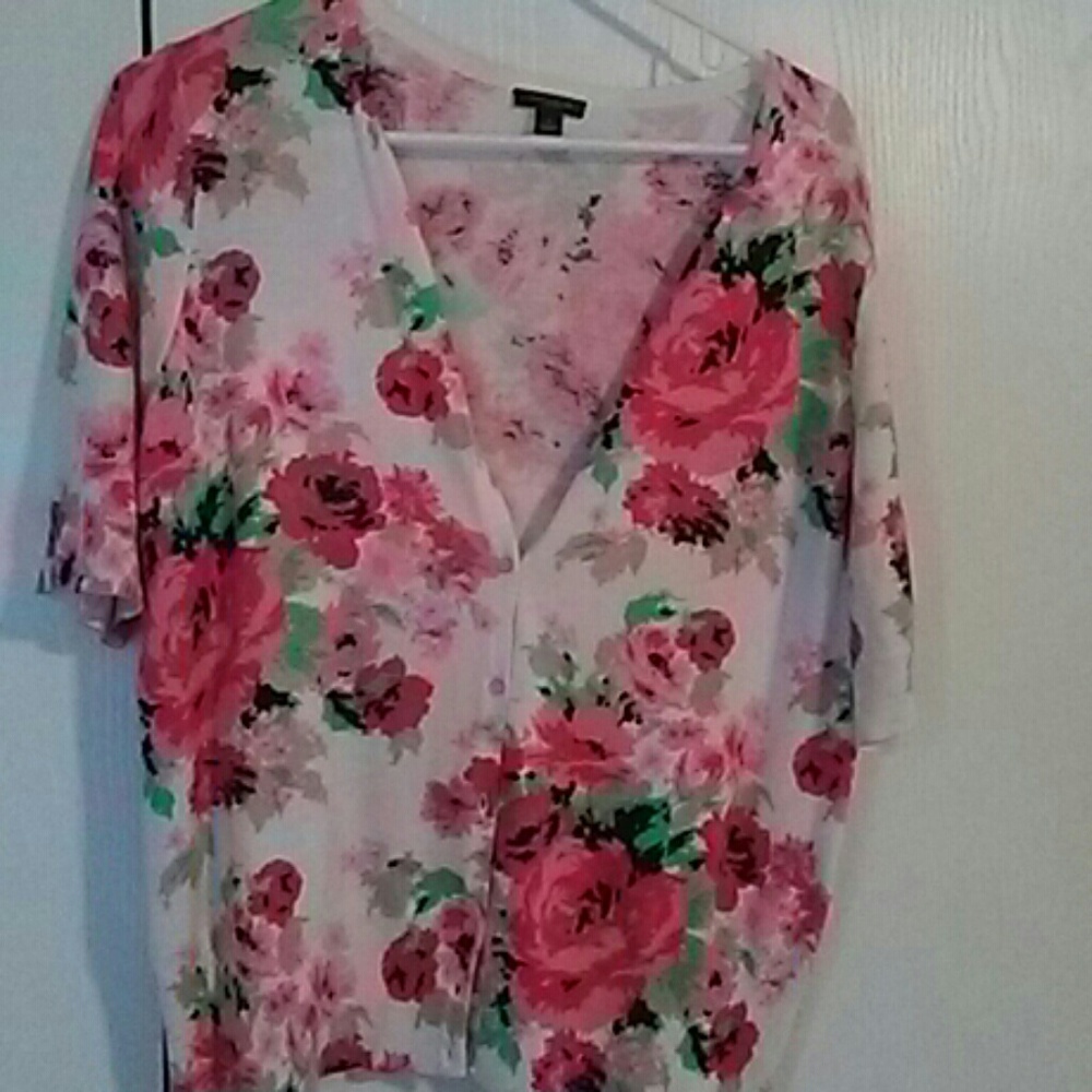 Ann taylor short sleeve cardigan top