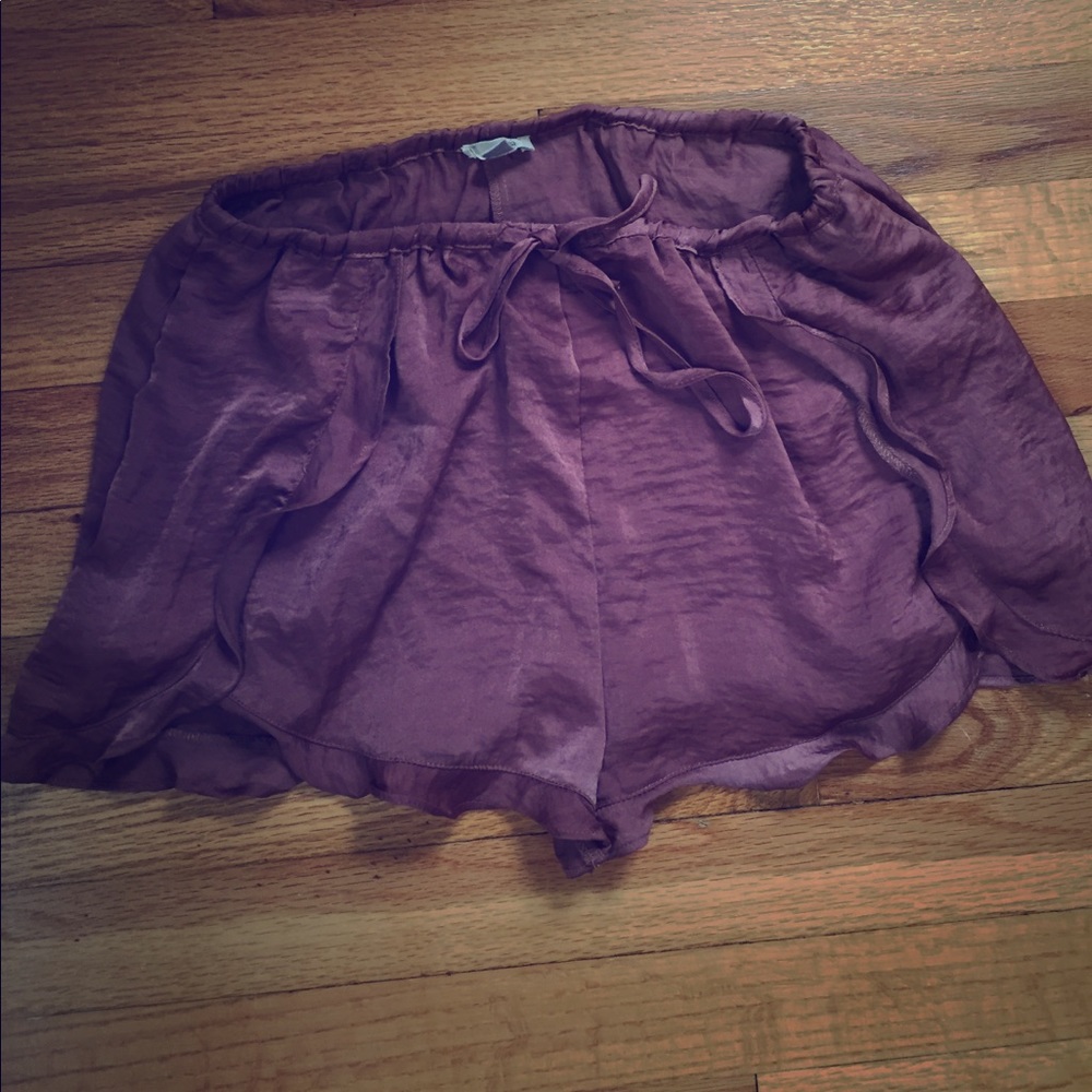 Ecote silk shorts from Urban Outfitters