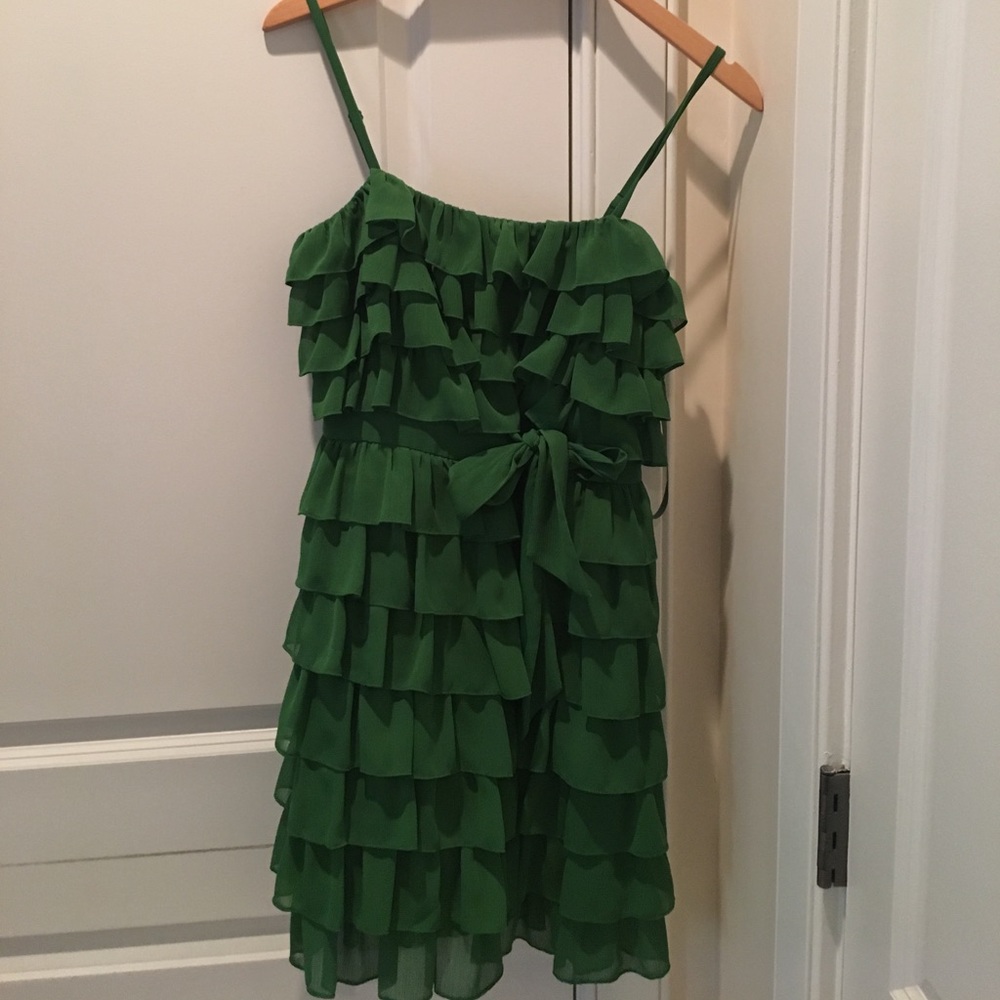 Juicy Couture Size 0 Chiffon Ruffle Dress