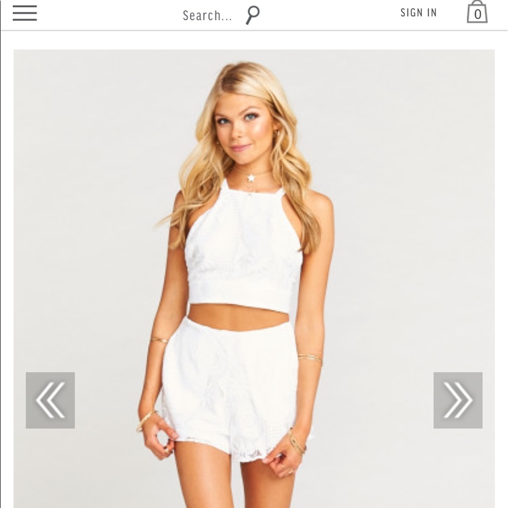 Showmeyourmumu Cindy crop top and sawyer shorts