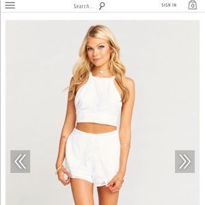 Showmeyourmumu Cindy crop top and sawyer shorts