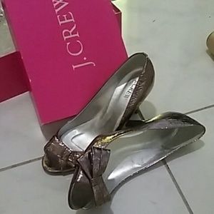 J. Crew Rose Gold Pumps