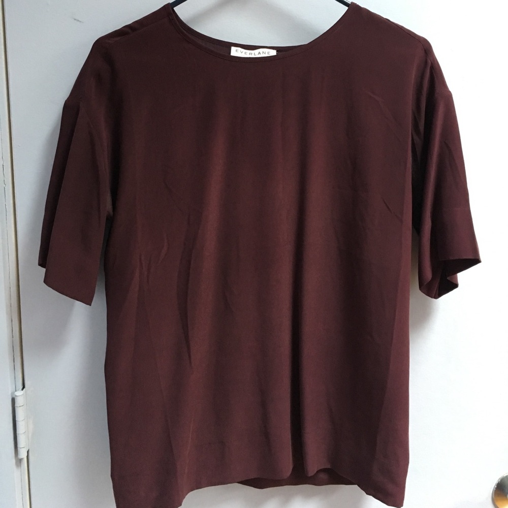 Everlane silk shirt