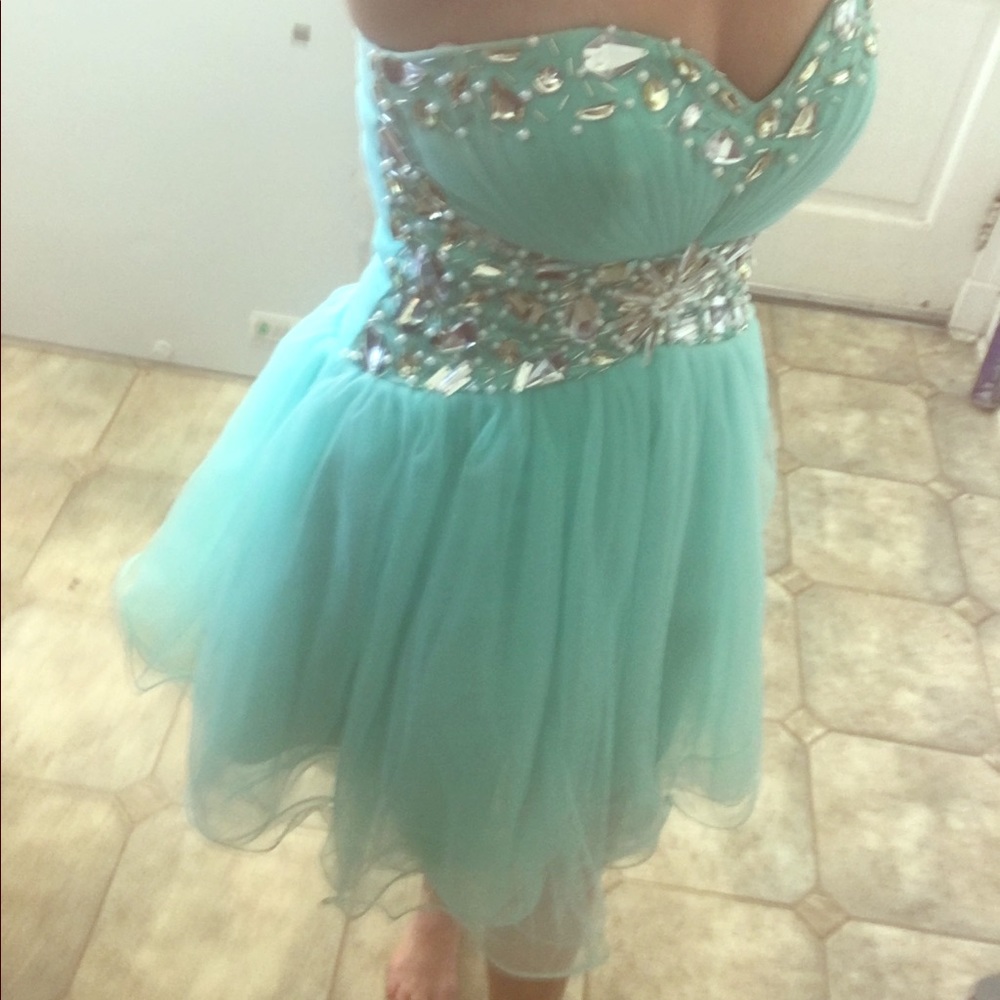 Prom dress blue