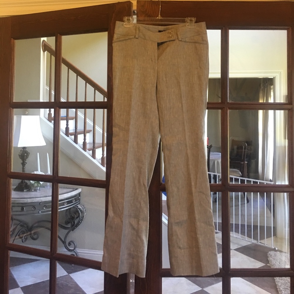 White House black market size 2 gray slacks