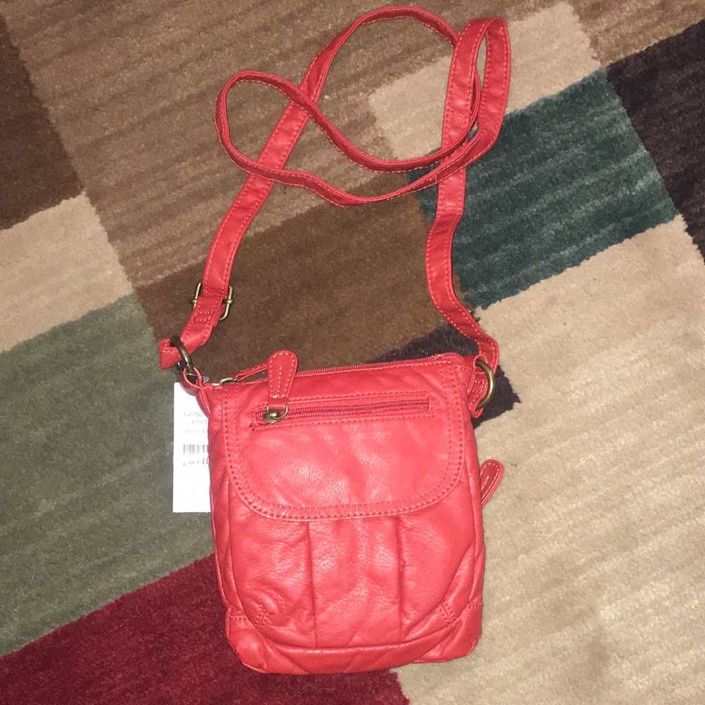Red satchel