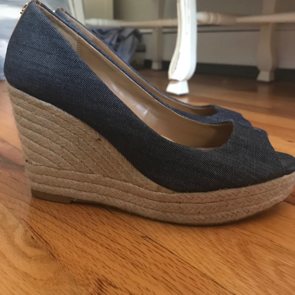 Coach Denim wedges