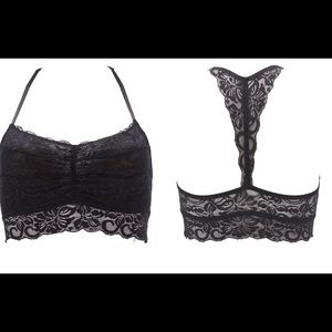 3x Black Lace Bralette - Charlotte Russe