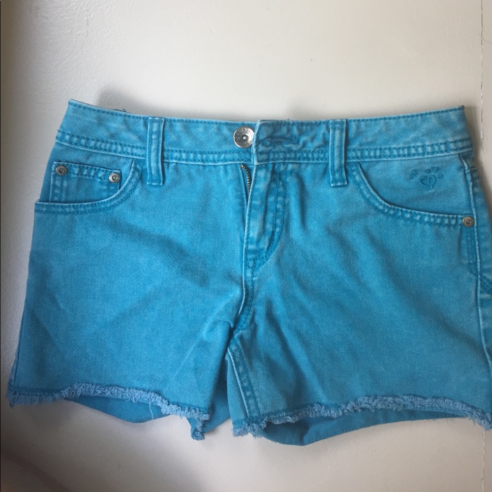 Jean Shorts - Teal