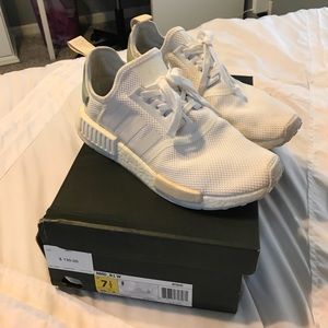 all white NMDs