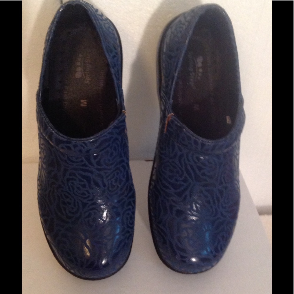 SALE Spring Step Neppie Navy Clogs LIKE NEW
