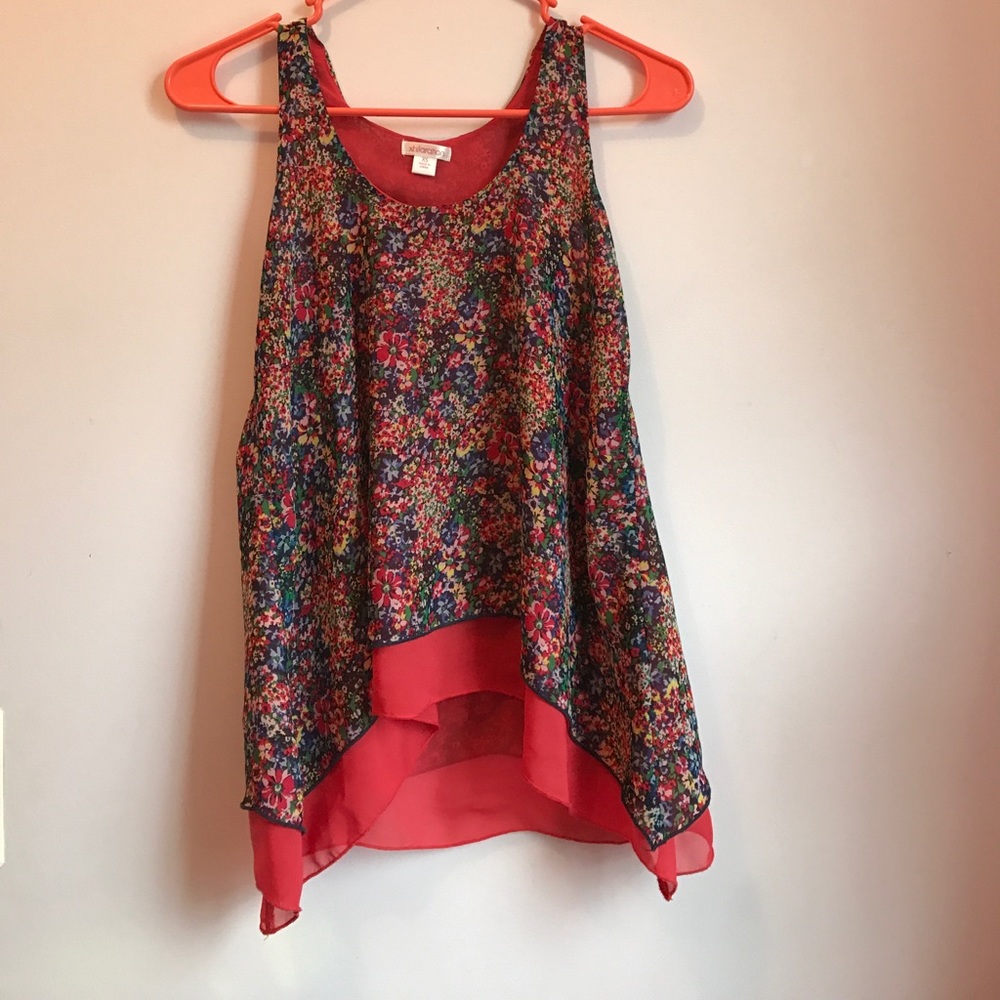 XS floral xhileration top