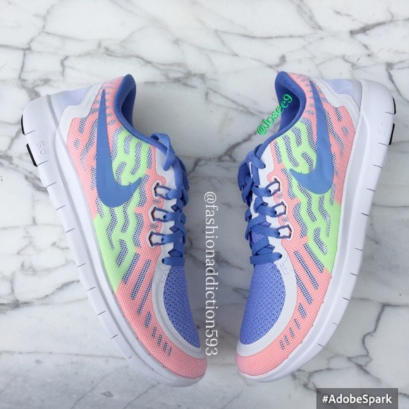 Nike free 5.0 women's white sneakers - Picture 3 of 4
