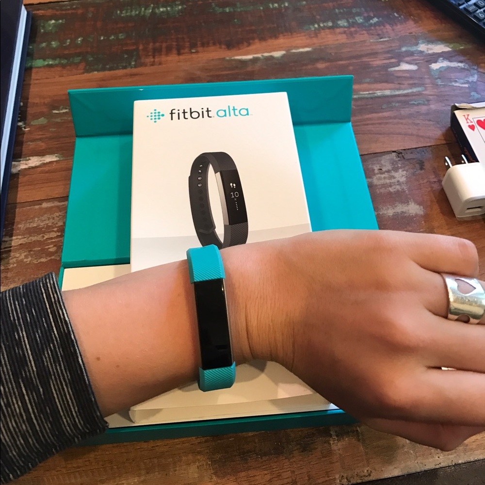 Fitbit Alta with Brand New Aqua Band