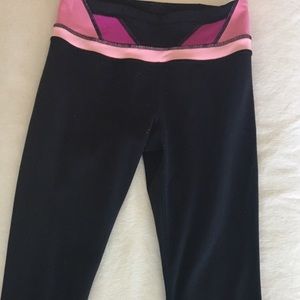 Lululemon Black Capri Yoga Pants, Size 2