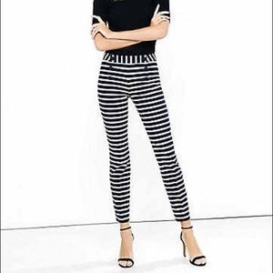 Sailor striped ankle pants.