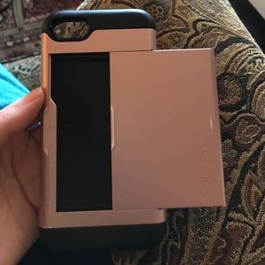 Rose Gold Spigen Iphone 7 case