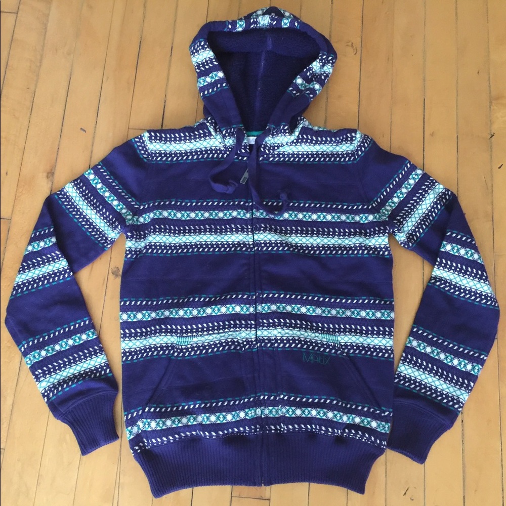 NWOT Matix Fleece Knit Sweatshirt Hoodie ski snow