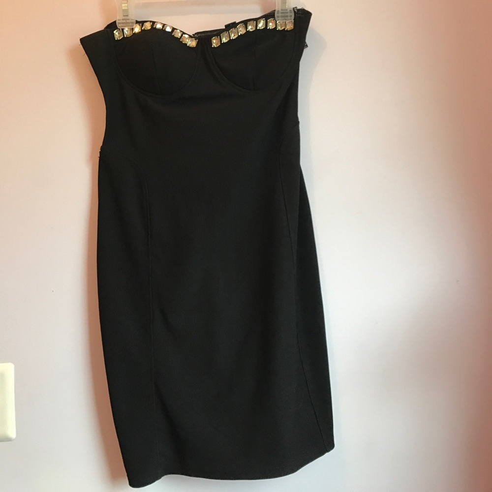 Derek Heart Couture black bodycon dress