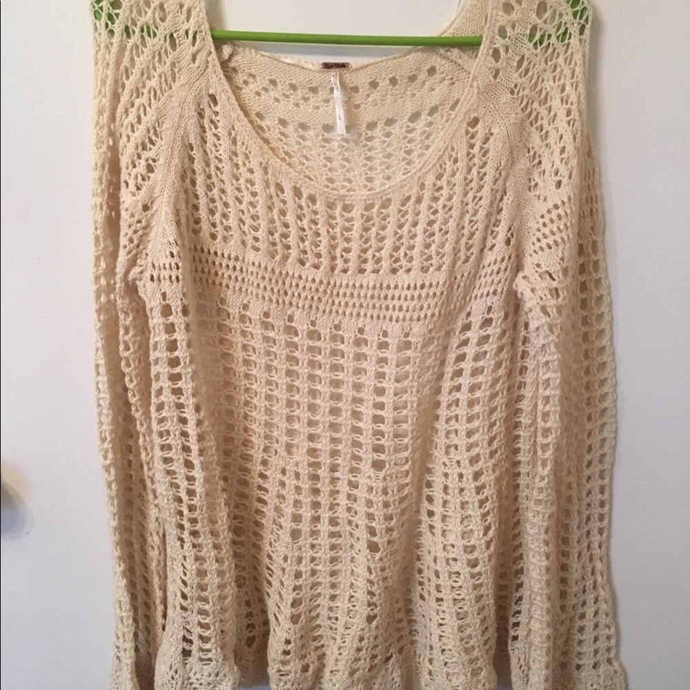 Free people crochet top