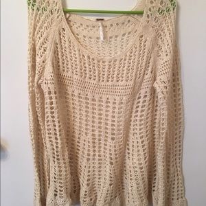 Free people crochet top