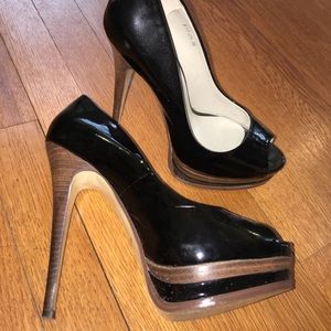 Black handmade pumps from Italy