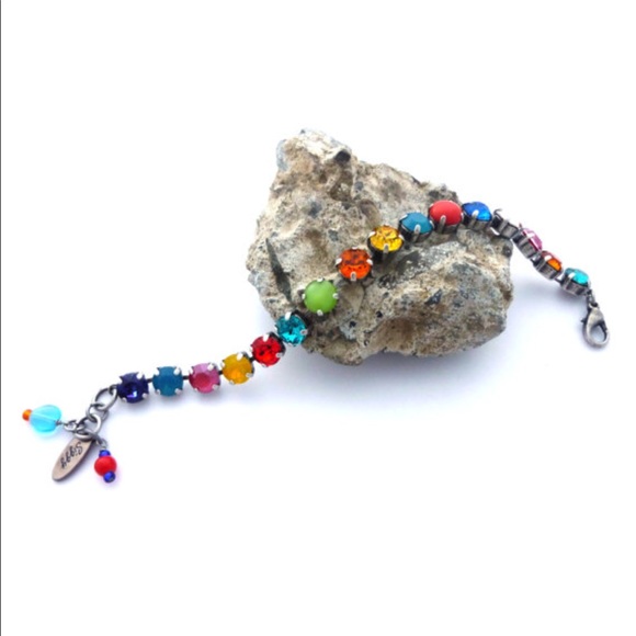 Toucan Tango Swarovski Crystal Colorful Bracelet - Picture 3 of 6