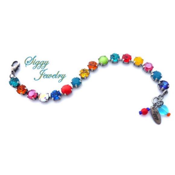 Toucan Tango Swarovski Crystal Colorful Bracelet - Picture 4 of 6