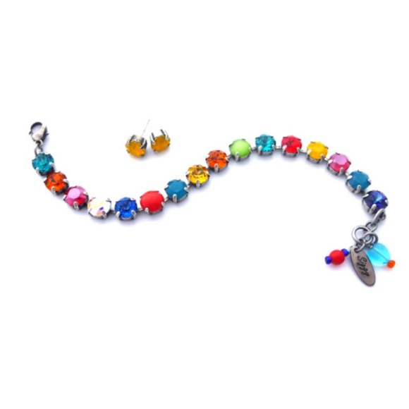 Toucan Tango Swarovski Crystal Colorful Bracelet - Picture 5 of 6