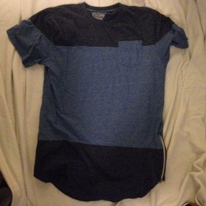 Stylo Denim Zipper Tee